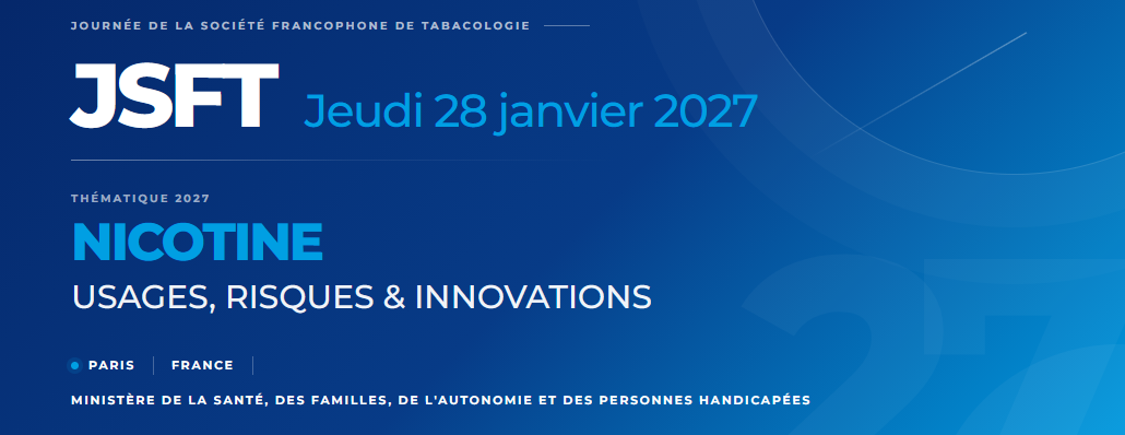 Lire la suite à propos de l’article JSFT | Journée de la Société Francophone de Tabacologie | 28 Janvier 2027